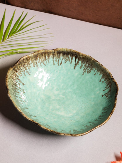 Gooseberry Green Studio Asymmetrical Bowl