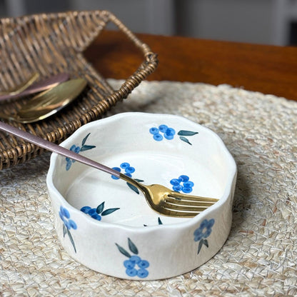 Lavender cereal bowl