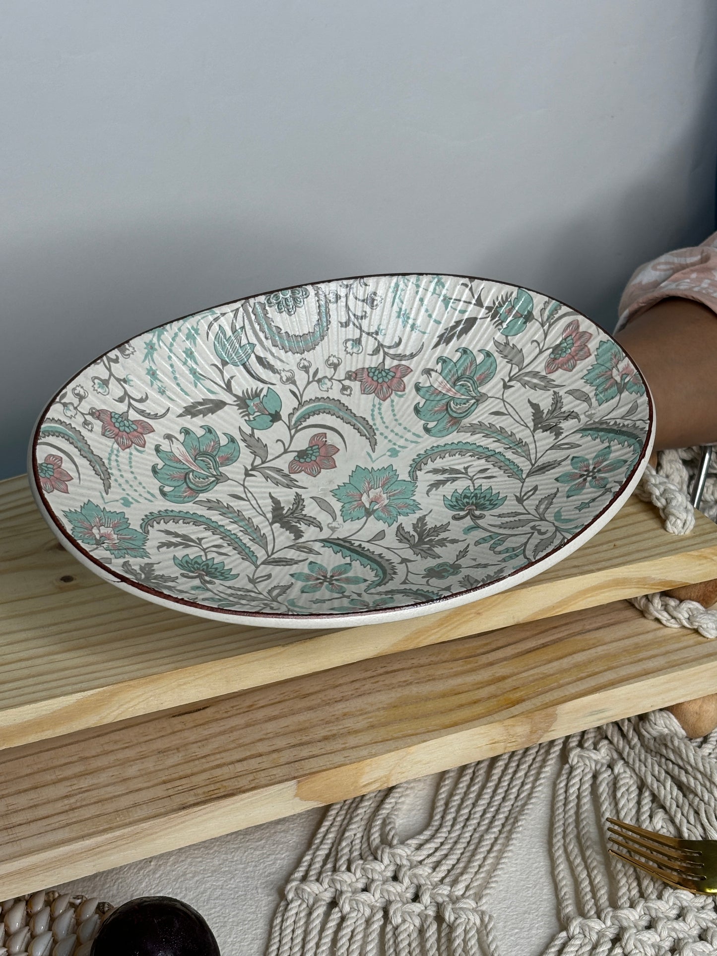 Vintage Bloom Platter