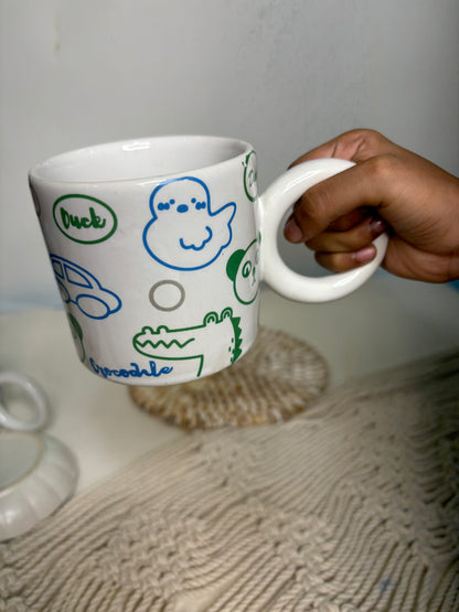 Hand made mugs for kids