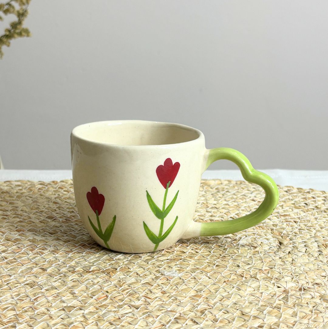 Heart Handle Cup Set of 2