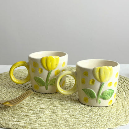 Yellow Flower Mug