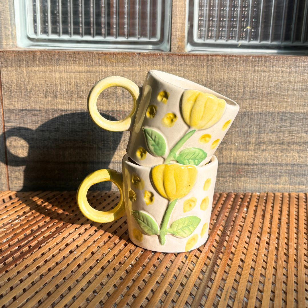 Yellow Flower Mug