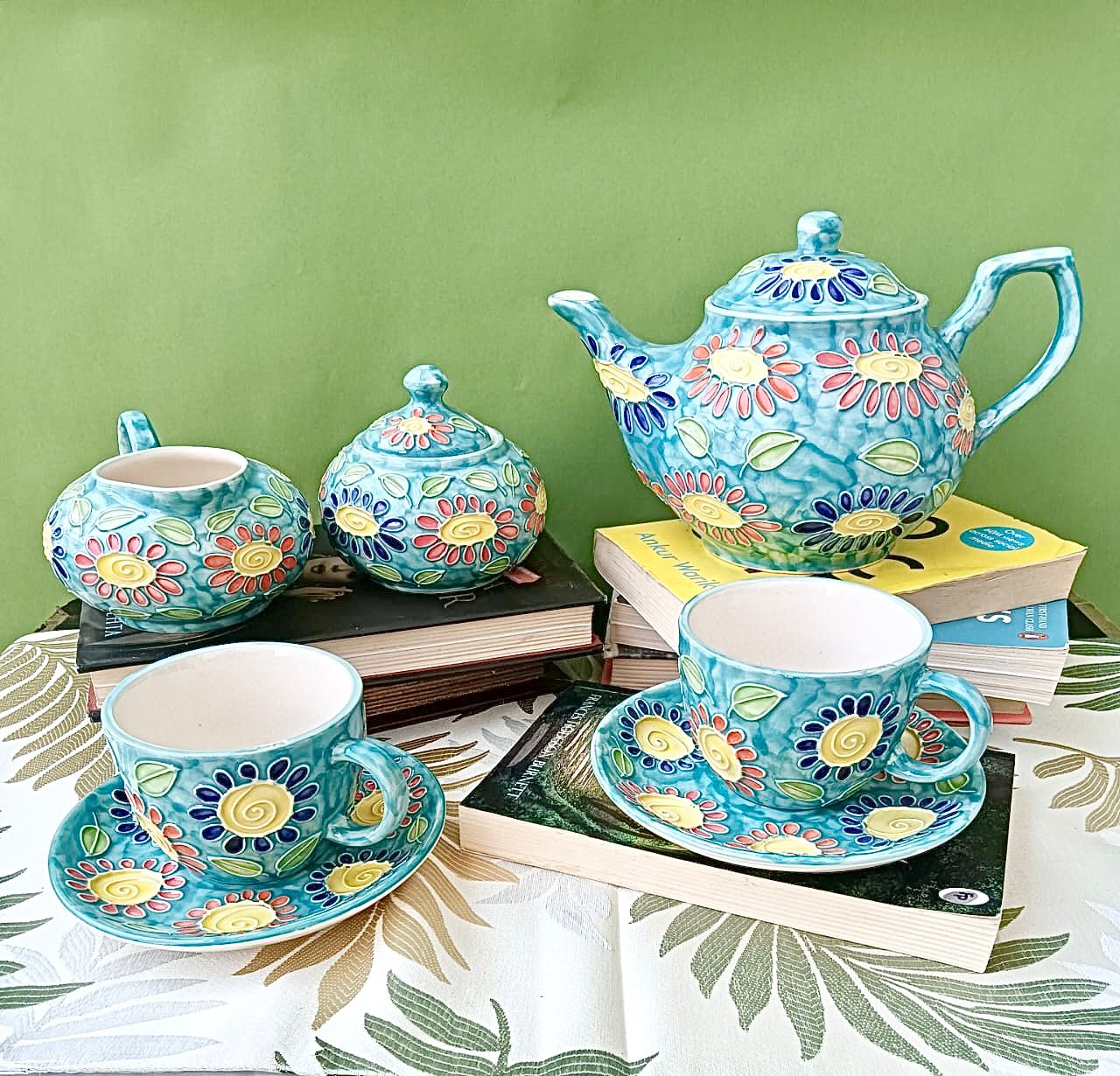 Petal Radiance Tea Set