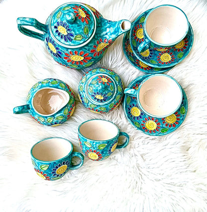 Petal Radiance Tea Set