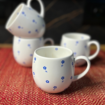 Bloom Porcelain Premium Mug / Cup Set of 6